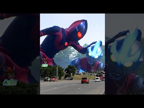 Paling Seru!!! Ultraman Jahat vs Ultraman Ginga DJ Go GO U Lala Bad Romance Tiktok Viral