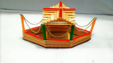 ICECREAM STICK BOAT EASY/HOW TO MAKE POPSICLE STICK BOAT CRAFT/ POPSICLE SHIP PROJECT