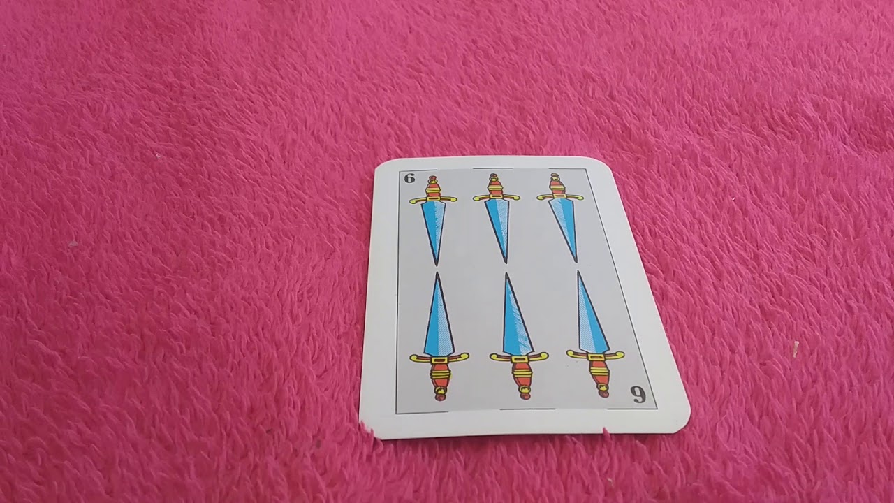 Que Significa El 6 De Espadas En La Baraja Española Baraja Española 6 de espadas - YouTube