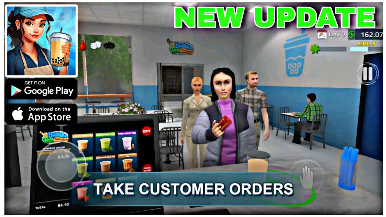 BUBBLE TEA REVOLUTION  NEW UPDATE MOBILE GAME GAMEPLAY 