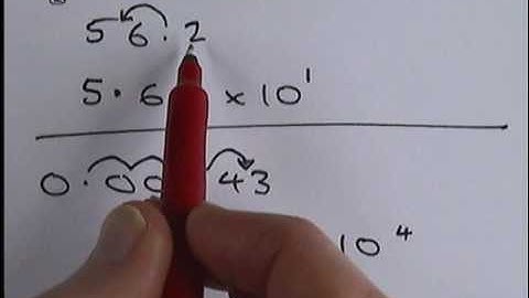 How to write numbers in standard form.wmv