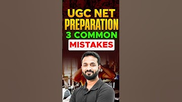 3 Mistakes To Avoid In UGC NET Exam Preparation| Pradyumn Sir #shortvideo #shorts #ugcnet2025 #ugc