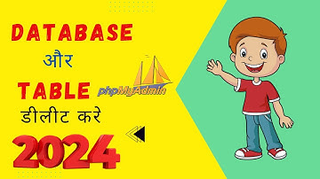 How To delete Table And Database in PhpMyAdmin 2024