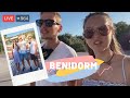 Evening walk around Benidorm now tourists are welcomed plus chat with Martin Weavers