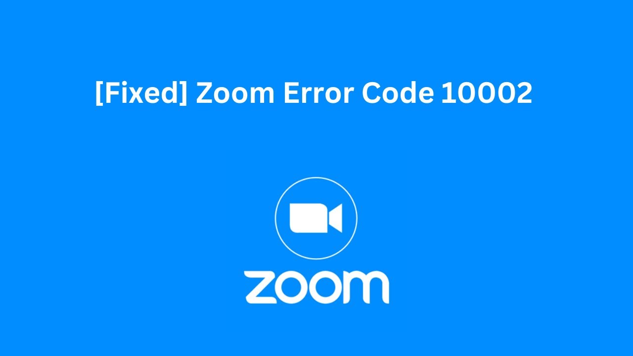 5 Fixes Zoom Error Code 10002 Zoom Error Solution YouTube 5 Fixes Zoom Error Code 10002 Zoom Error Solution YouTube
