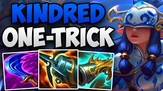 KINDRED ONE-TRICK CARRIES IN KOREAN CHALLENGER! | CHALLENGER KINDRED JUNGLE GAMEPLAY | 14.7 S14