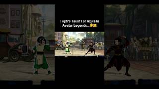 Toph Taunts Azula In Avatar Legends The Fighting Game!😭 #avatarlegends #avatar #atla #azula #toph
