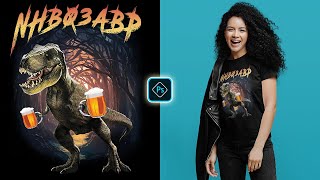 Gearlaunch & Moteefe T-Shirts Design Photoshop Tutorial screenshot 2