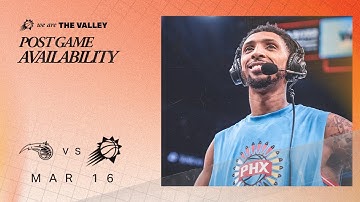 Coach Monty Williams, CP3, and Josh Okogie speak to the media following the Phoenix Suns win.