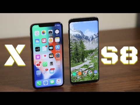 iPhone X vs Samsung Galaxy S8  Full Comparison