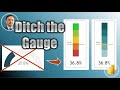 Simple gauge chart alternatives in power bi