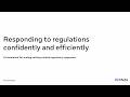 PEPR '26 - Responding to Regulations Confidently and Efficiently