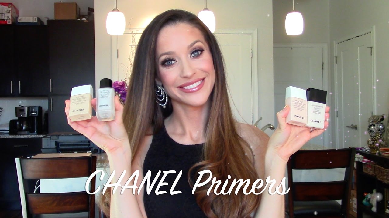 Chanel Vitalumiere Loose Powder Foundation & Le Blanc de Chanel