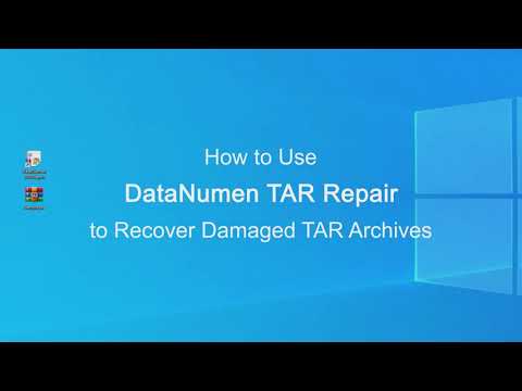How to Use DataNumen TAR Repair to Recover Damaged TAR Archives
