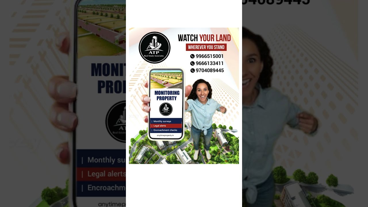 WATCH YOUR LAND, WHEREVER YOU STAND with ATP smart property monitoring services!