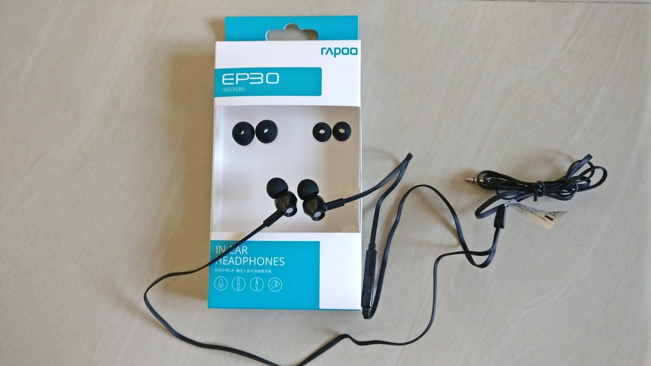Best Earphones under ₹200 Unboxing Rapoo EP30 YouTube