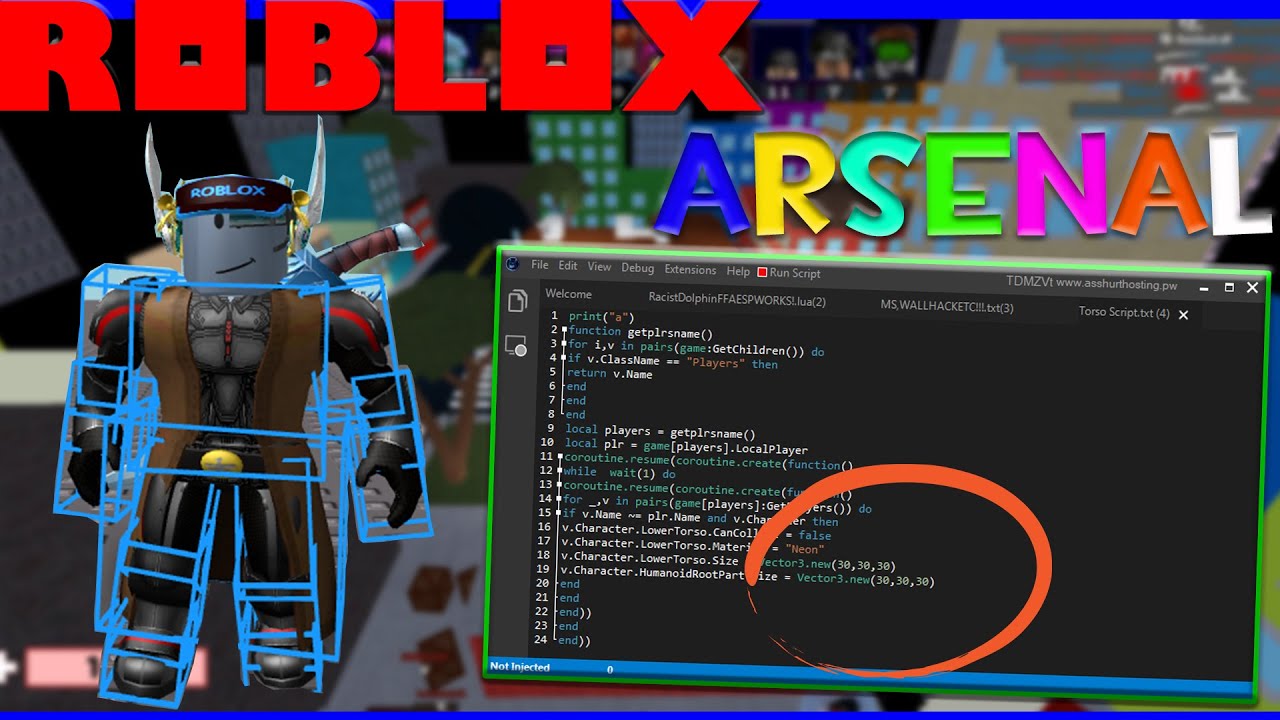 Roblox Arsenal Hitbox Extender Exploit Hack Still Works 2020 Youtube - roblox hitbox hack