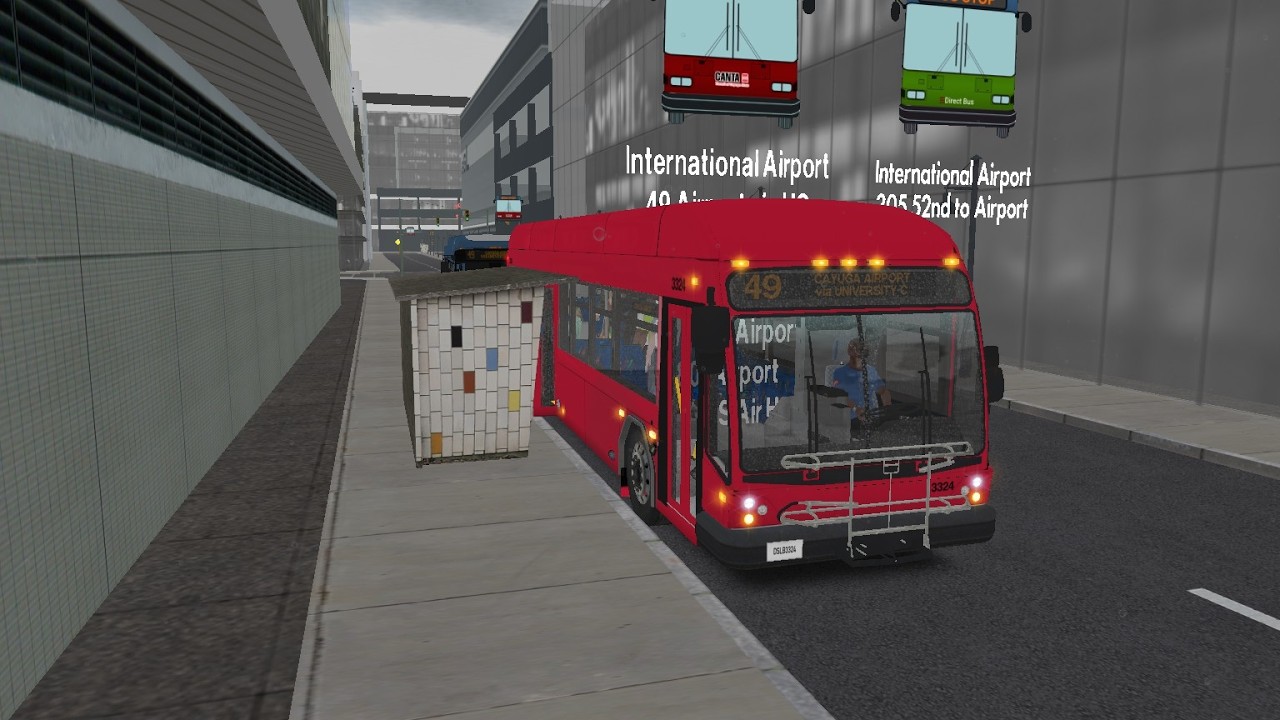 Morning rain/ rush on the RT 49| Omsi 2