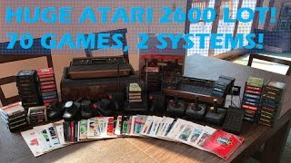 HUGE ATARI 2600 LOT, 2 SYSTEMS, 70 GAMES | Video Game Pickups Net Worth