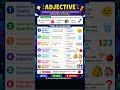 Adjectives Explained Simply (All Types) 📚✨ #spokenenglish #vocabulary