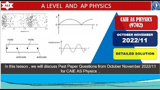 CIE A Level Physics (9702) -October November 2022 Paper1-ON2022/11-Detailed Solution-Part 03