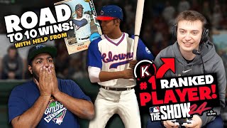 Can we remain UNDEFEATED with #1 RANKED player!? (MLB The Show 24 Battle Royale)