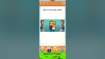 Braindom Riddle 2021 Updated Level  332 Who is the real wife Walkthrough