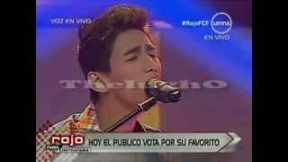 Video thumbnail of "DANIEL LAZO canta "Ojos Azules" en Rojo Fama Contrafama 2013"