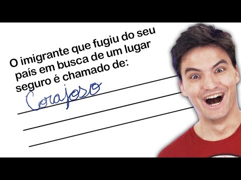 RESPOSTAS DE PROVAS MAIS ENGRAÇADAS