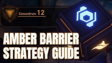 How to Play Amber Barrier in Conundrum 12 - Gold & Gears Custom Dice Guide