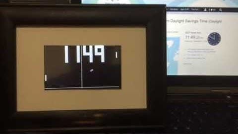 Pypong Pong Clock