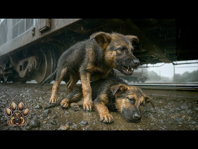 Puppy Shields His Sister From Rocks — What Happened Next Broke Millions of  Hearts - YouTube