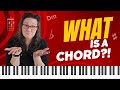 What is a chord? How to Play Chords on Piano for Beginners (Piano Tutorial) Key of C.