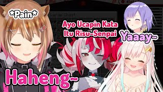 Risu Dijadiin Soundboard Haheng Sama Para Member Hololive ID [Risu, Ollie, Iofi]