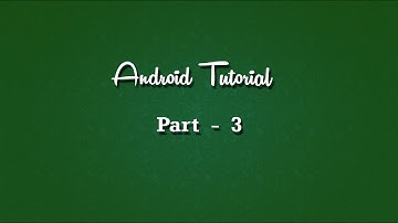 #android #androidtutorial Android Tutorial Lesson 3  Directory structure Inf