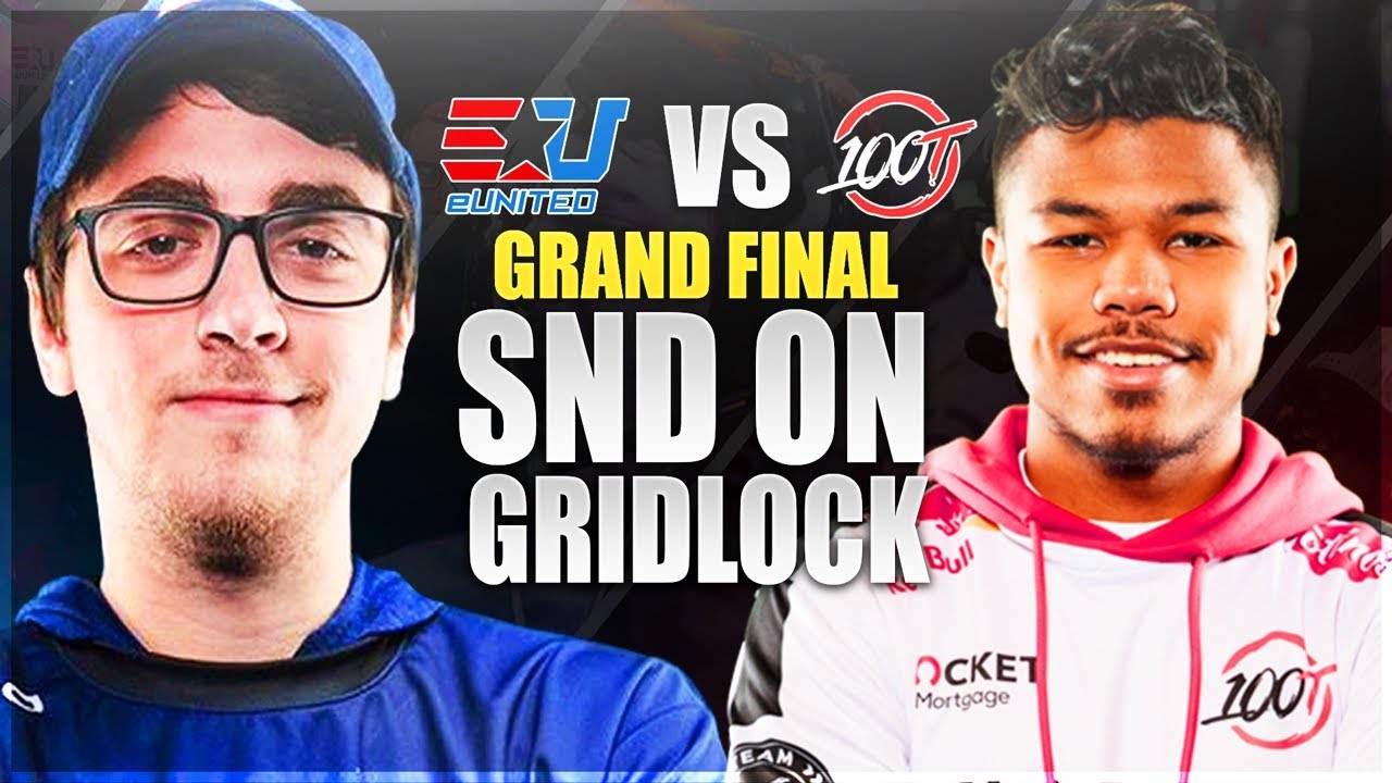eUnited vs 100 Thieves - SnD On Gridlock (CWL London Grand Final)