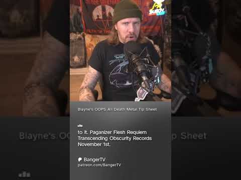 Blayne's All Death Metal Tip Sheet