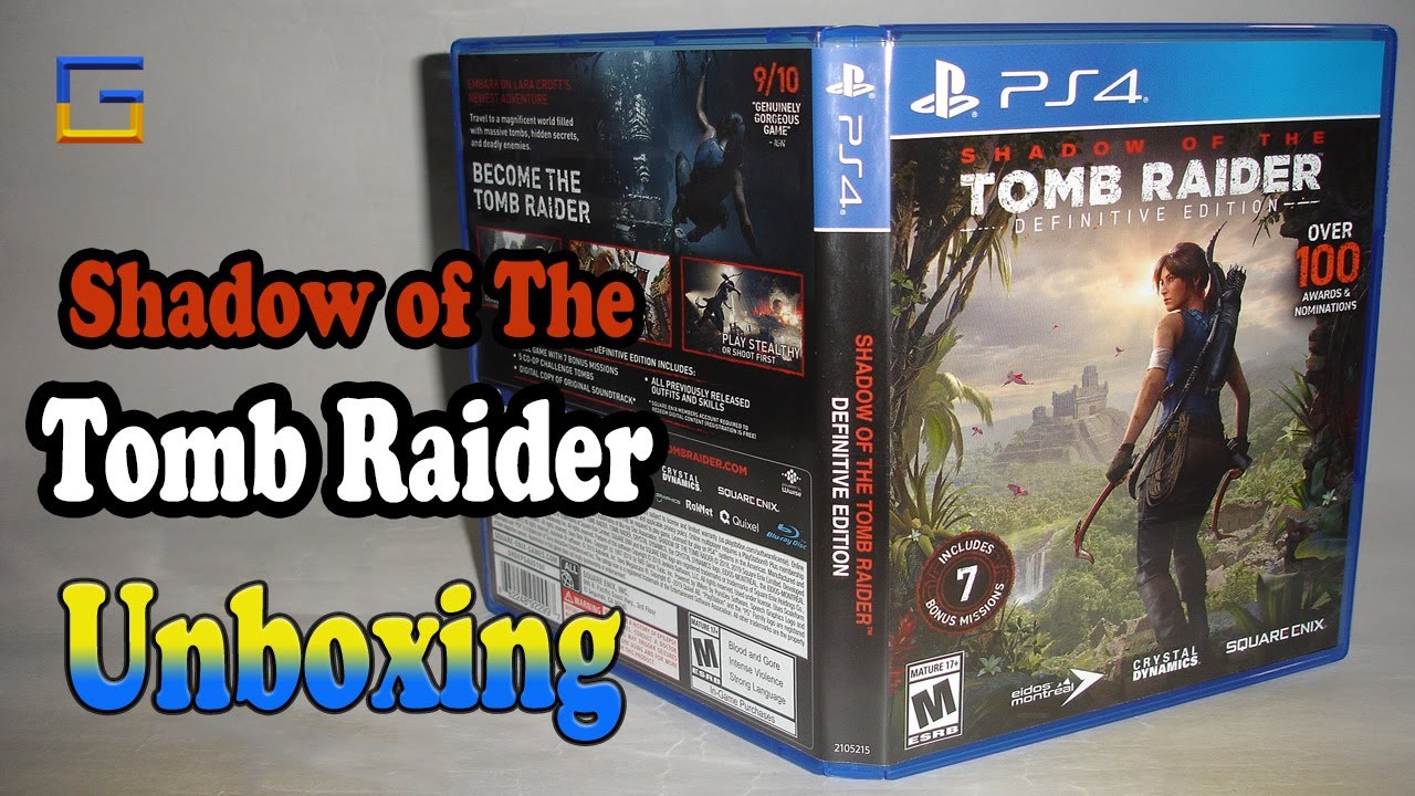 Shadow of The Tomb Raider Definitive Edition PS4 Unboxing & Overview -  YouTube