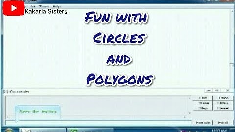 Fun with Circles and Polygons / Computers / Drawing a circle using the Repeat commond in Logo / CBSE