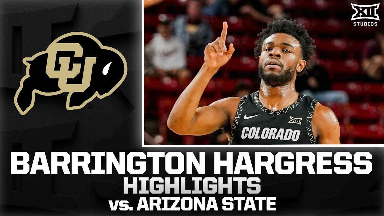Barrington Hargress Highlights vs. Arizona State | 2025-26 Big 12 Men’s Basketball