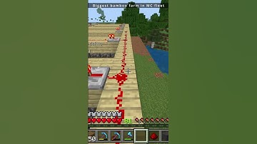 Biggest bamboo farm in MC fleet / #gamerfleet #minecraft #mcfleet #jackbhaiya #bamboofarm