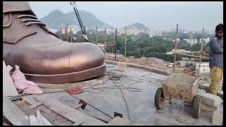 Baba shaheb Bhim Rao #Ambedkar Statue Project on top view 🪟#video #video #youtubeshorts #india