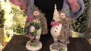 Vintage Woodland Snowmen