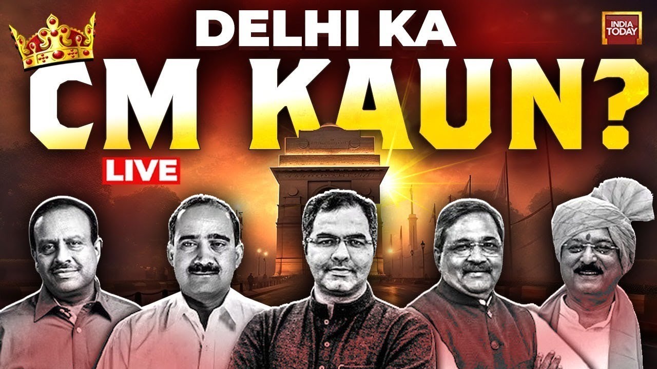 Delhi New CM LIVE Updates: Rekha Gupta Become New Delhi Chief Minister | India Today