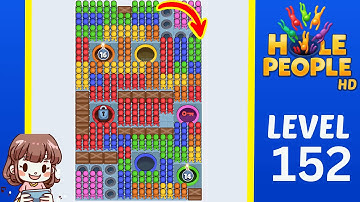 Hole People Level 129 (152) Solution Walkthrough