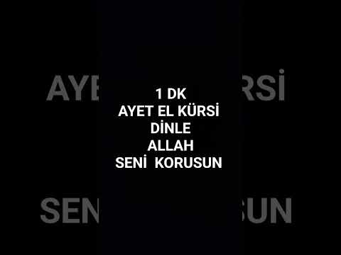 1 DK AYET EL KÜRSİ DİNLE ALLAH SENİ KORUSUN #beniöneçıkart #adoptme #amin #kiss #cuma #art #aşk