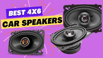 Top 8 Best 4x6 Inch Car Speakers for Deep Bass & Superior Sound Quality