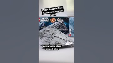 75394 Star Destroyer alt build as an Acclamator!  #legostarwars #legoalternatebuild #lego #clonewars