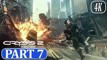 Crysis 2 Remastered  Walkthrough GAMEPLAY  Part 7 (FULL GAME) (4K 60fps PC) ULTRA No Commentary