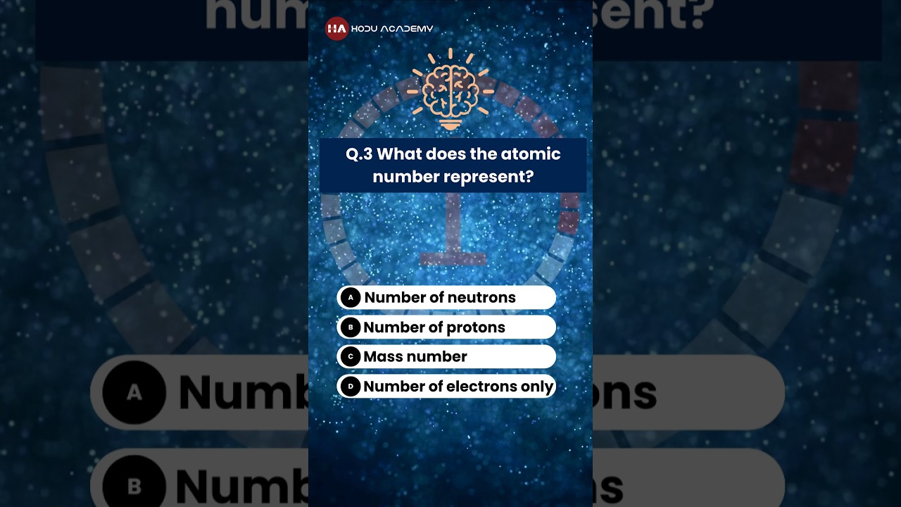 🧠 Quiz: Atomic Structure & the Periodic Table | Chemistry basics | IGCSE | O Level Chemistry Shorts